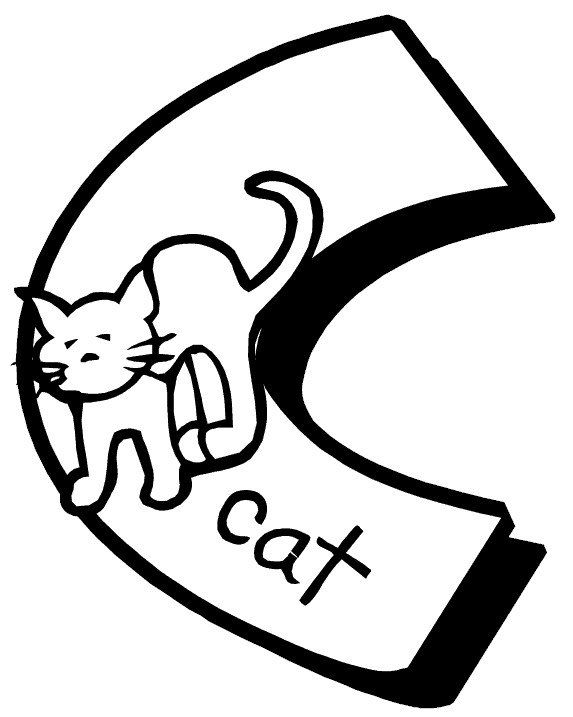 Letter C Coloring Page