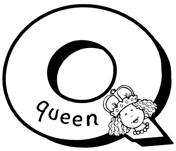 q coloring pages for kids - photo #31