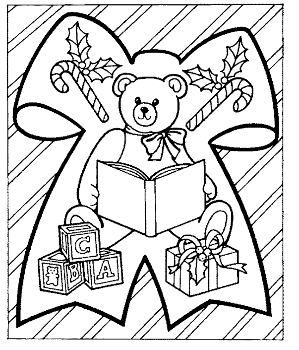 coloring pages | bluebison.net · christmas bear coloring pages 
