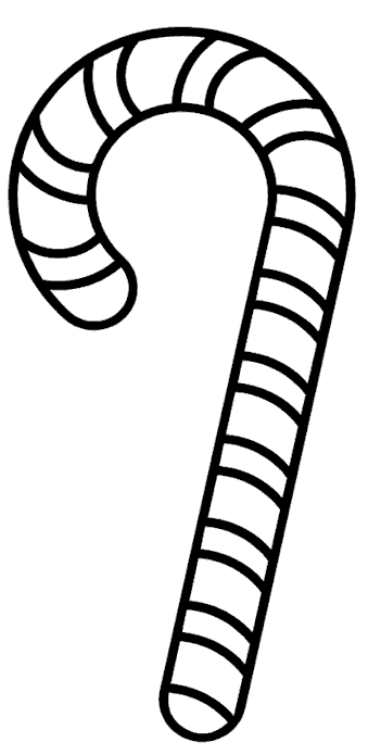 candy canes christmas coloring pages - photo #42